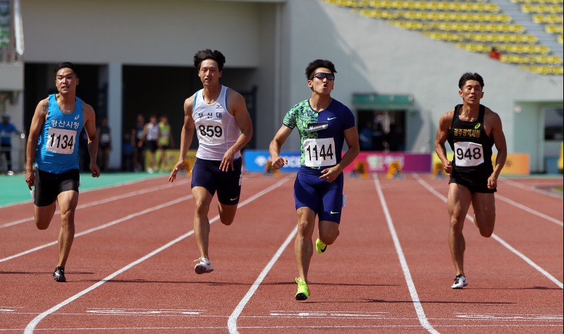 남자 100m 우승 김국영