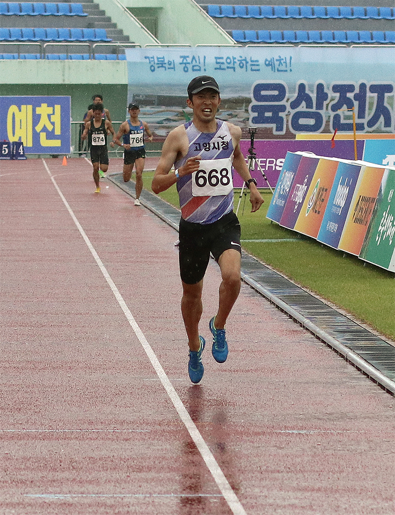 남자 5000m 우승 백승호