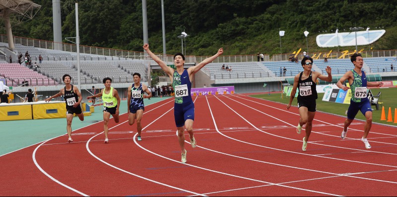 2022선수권 남자부 200m 결선 피니시 고승환